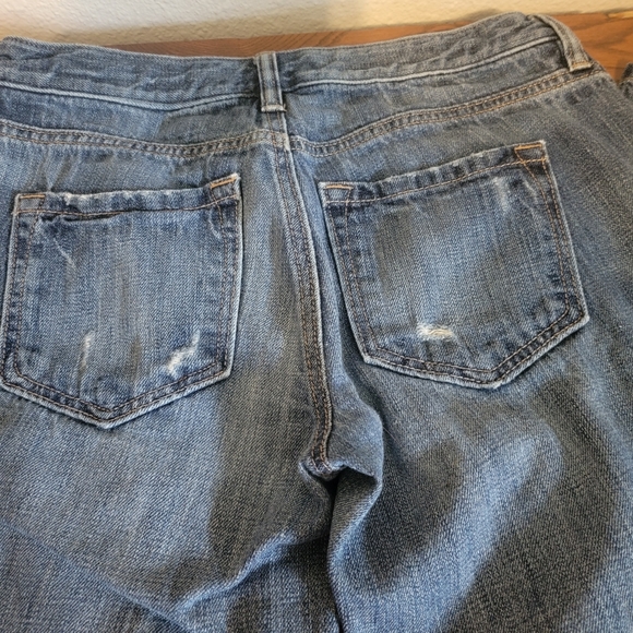Ann Taylor Botfreind Jeans 2p / 26 Distressed - Picture 4 of 7
